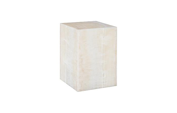 Onyx Lamp Cube, White