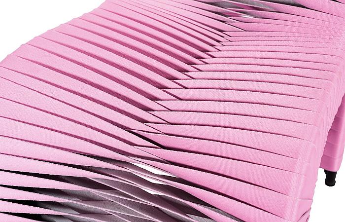 Seat Belt Dining Chair, Pink/White