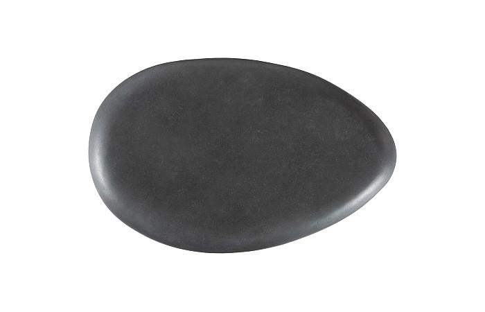 River Stone Coffee Table, Charcoal Stone, Large