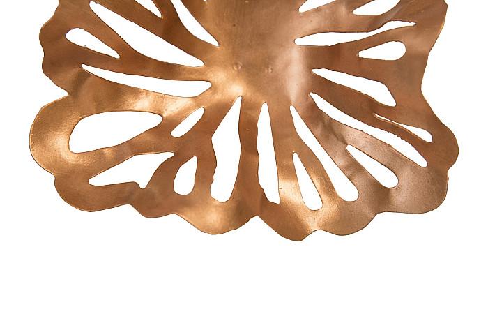 Flower Wall Art, Mini, Copper, Metal