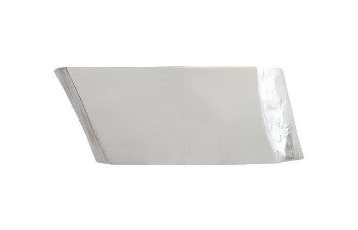 Plateada Hollow Console, Silver Leaf