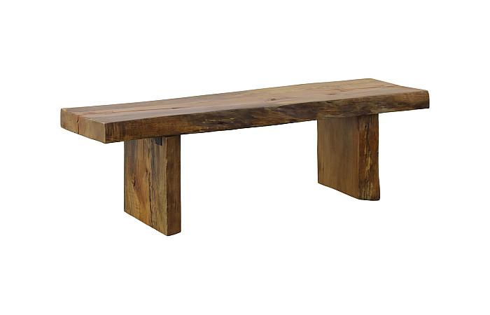 Freeform Bench, Natural, Live Edge