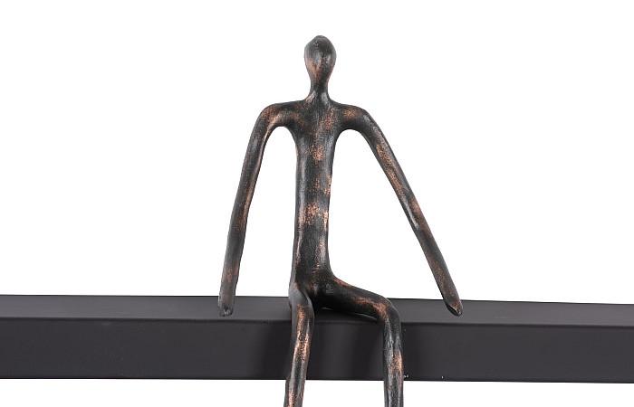 Moveable Man on Shelf, Sitting, A