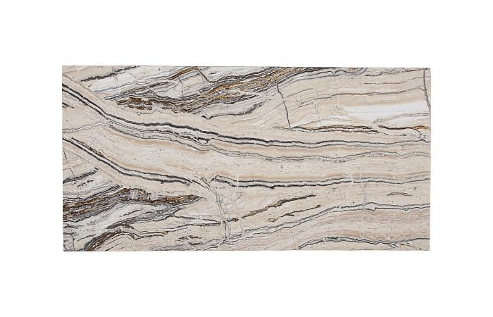 Onyx Dining Table, Stainless Steel Legs