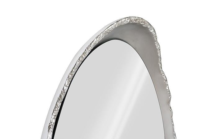 Broken Egg Mirror, Silver Leaf