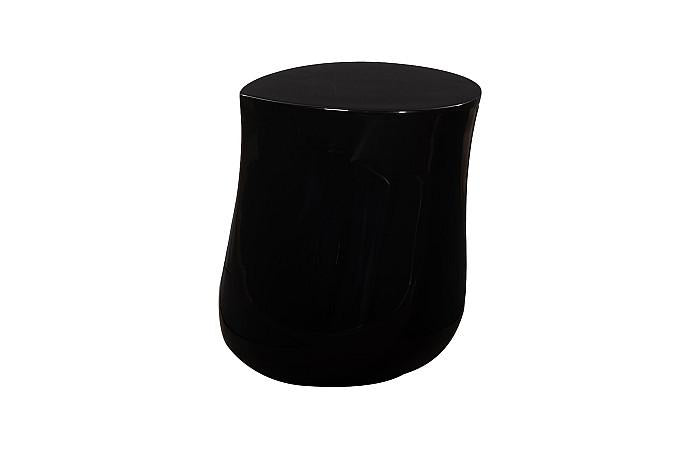 Mellow Side Table, Gel Coat Black