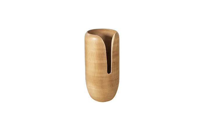 Interval Wood Vase, Natural, Small