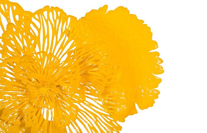 Flower Wall Art, Medium, Dandelion, Metal