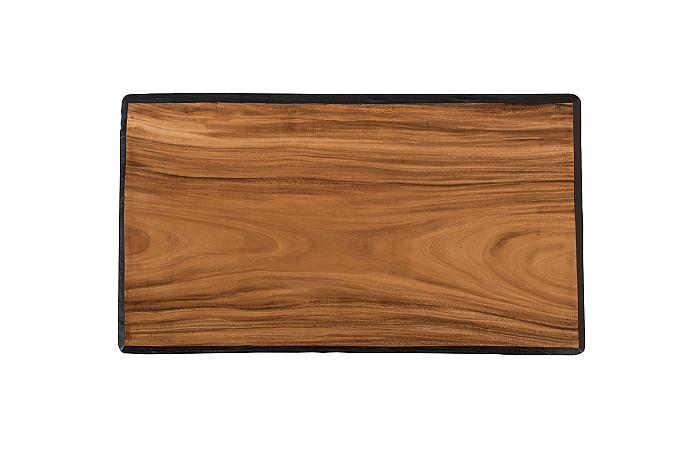 Layered Coffee Table, Burnt, Natural