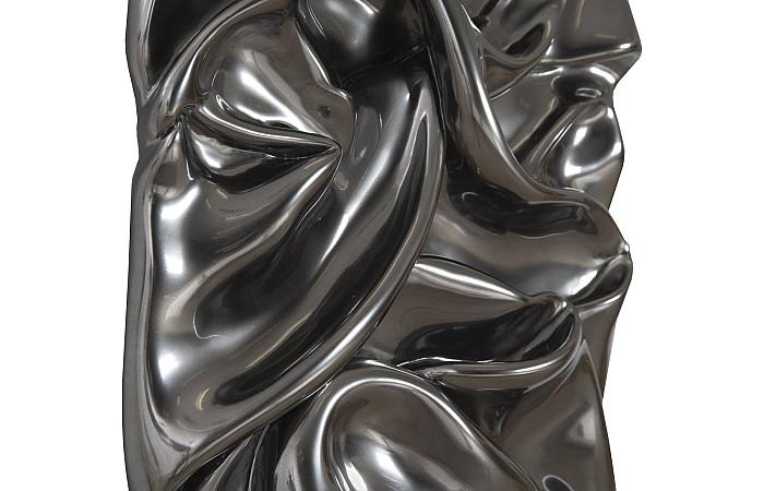 Drape Wall Art, Liquid Silver