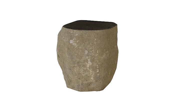 River Stone Stool, Cored
