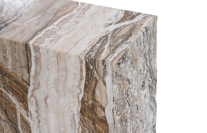 Onyx Pedestal, Natural Brown