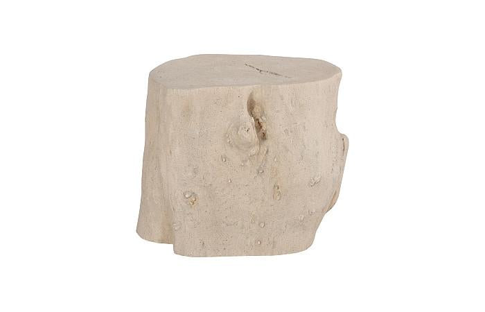 Log Stool, Roman Stone, LG