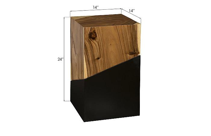 Geometry Side Table, Natural