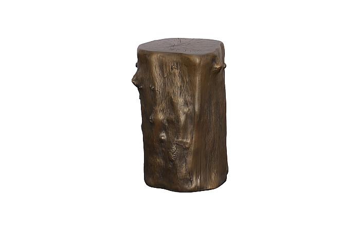 Log Stool, Bronze, SM