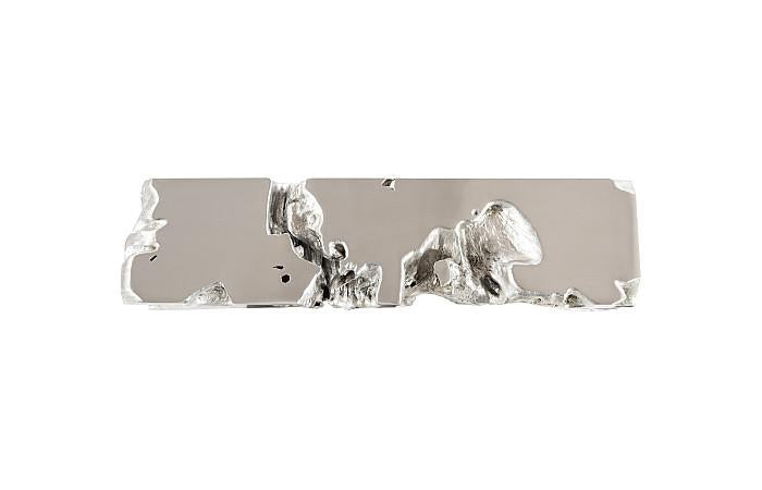 Freeform Bench, Silver Leaf