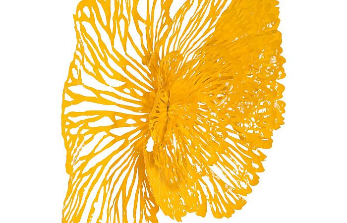 Flower Wall Art, Medium, Dandelion, Metal