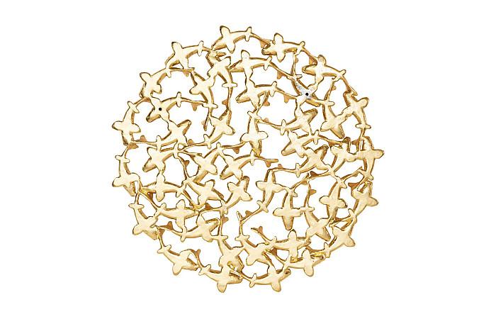 Koi Wall Art, Gold Leaf