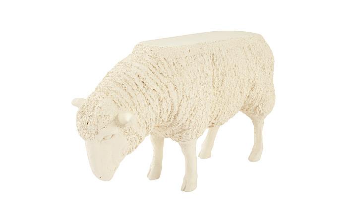 Sheep Side Table, Peach/Cream