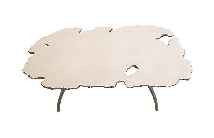 Lava Coffee Table on Iron Legs