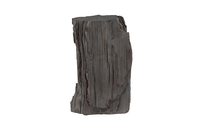 Stratified Cast Stone Pedestal, Painted Slate