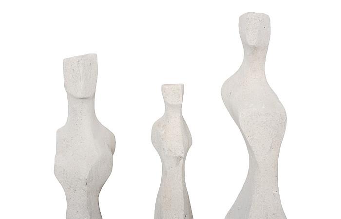 Cast Women Wall Art, Set of 3, Small, Roman Stone