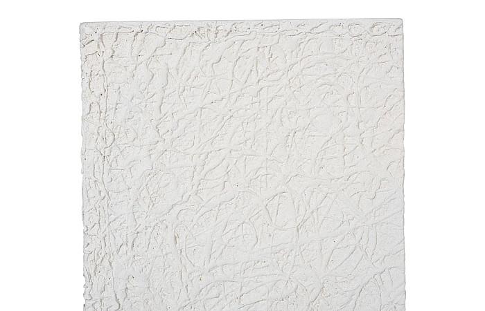 String Theory Pedestal, White Stone, Medium