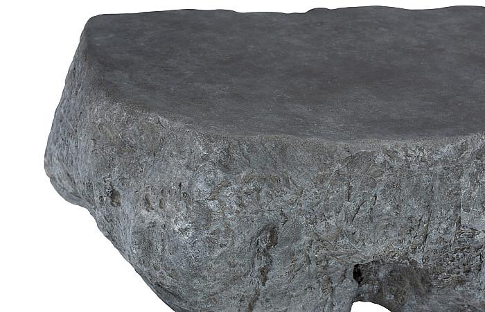 Quarry Coffee Table, Large, Charcoal Stone