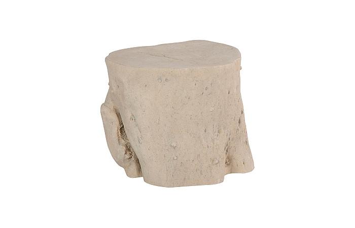 Log Stool, Roman Stone, LG