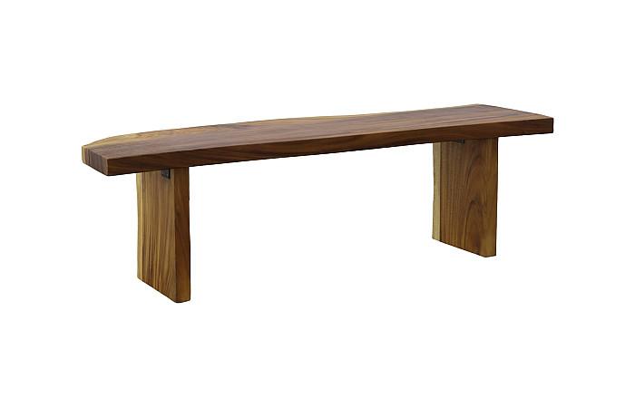 Freeform Bench, Natural, Live Edge