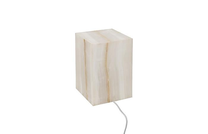 Onyx Prism Lamp, White