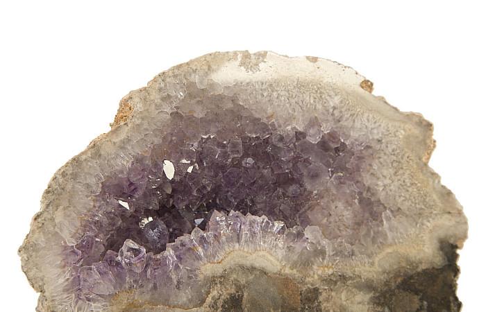 Amethyst Tabletop Sculpture on Black Metal Stand, Assorted, SM