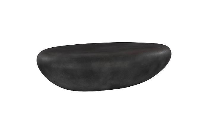 River Stone Coffee Table, Charcoal Stone, Extra Large