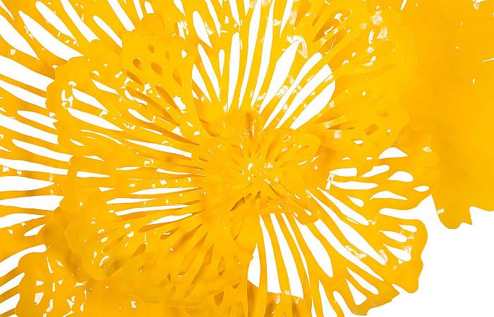 Flower Wall Art, Small, Dandelion, Metal