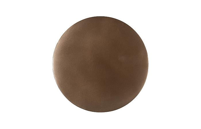 Carved Stool, Polished Bronze