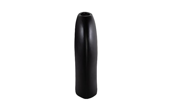 Pod Vase, Large, Black Matte