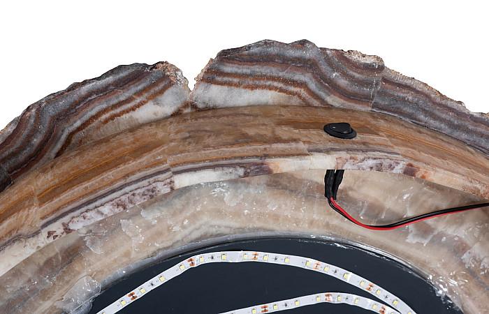 Onyx Mirror, Serpentine Beige