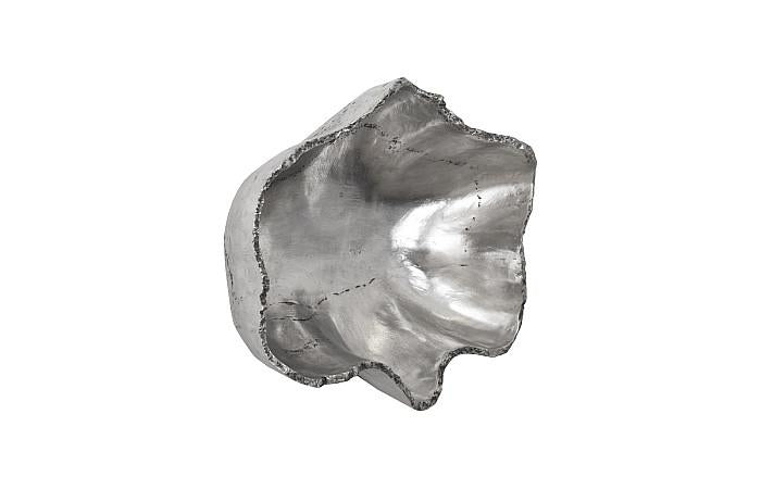 Cast Onyx Wall Bowl, Silver, SM