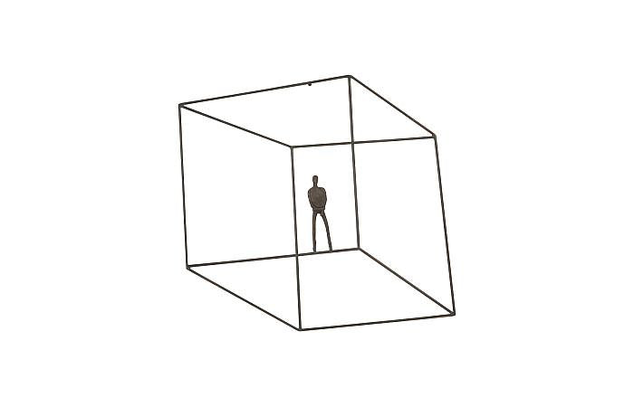 Perspective Wall Art, Square, Standing Arms Down