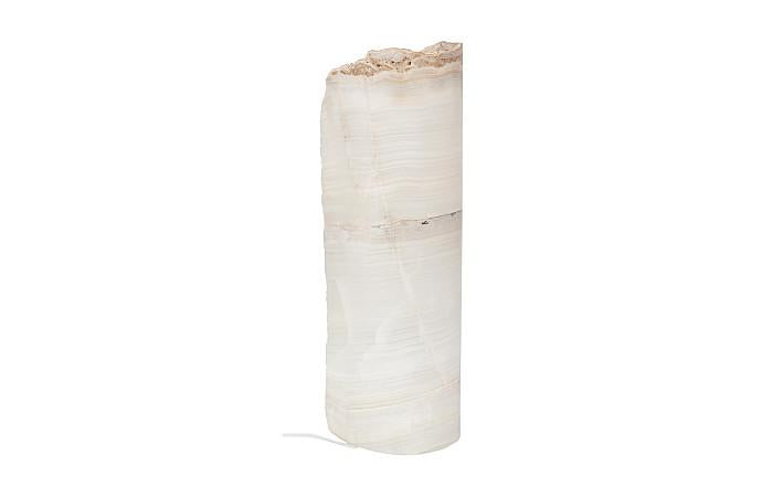 Onyx Lamp, Cylinder , White