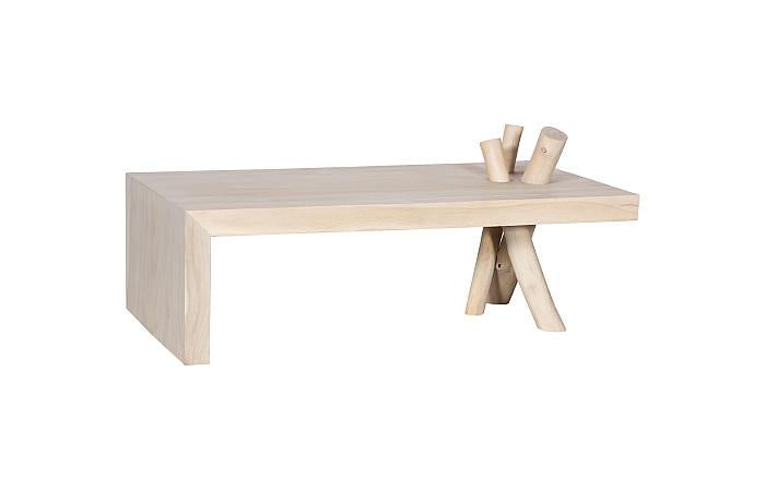 Branch Waterfall Coffee Table, Bleached