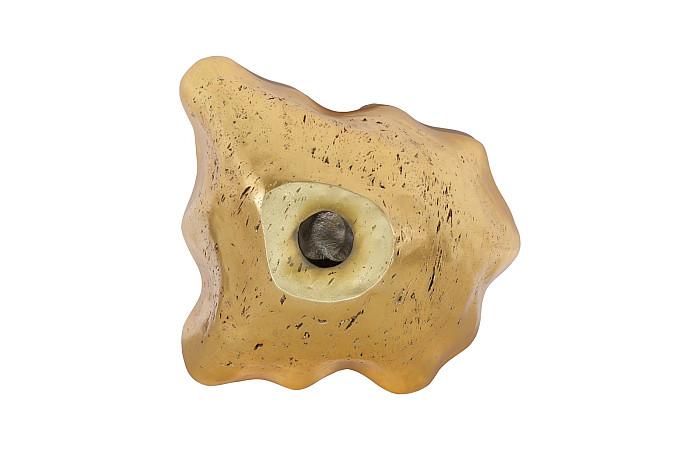 Cast Wall Onyx Bowl, Gold Leaf, Large