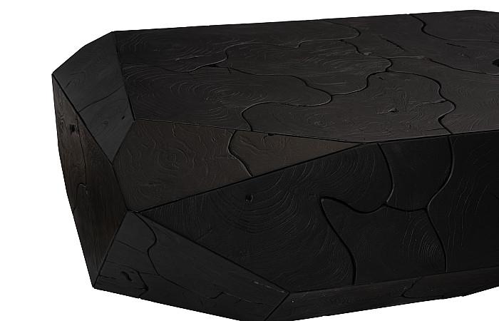 Prism Coffee Table, Black Finish