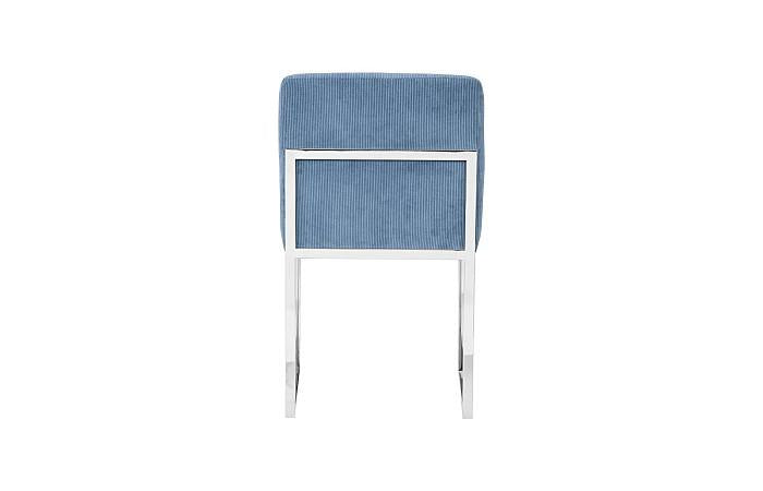 Frozen Dining Chair, Corduroy Blue