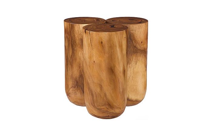 Triflora Side Table, Natural, Large