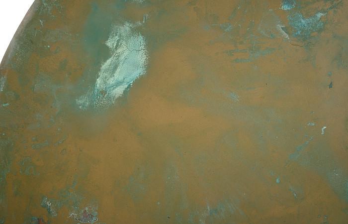 Button Coffee Table, Lichen Finish