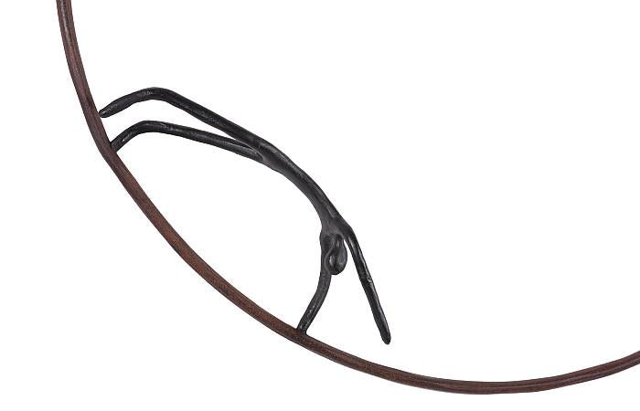 Olympic Figure in Iron Ring, Black, Rust, Style A