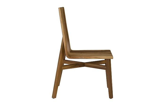 Slant Dining Chair, Natural