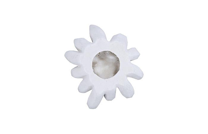 Compactum Succulent Wall Art, White Stone