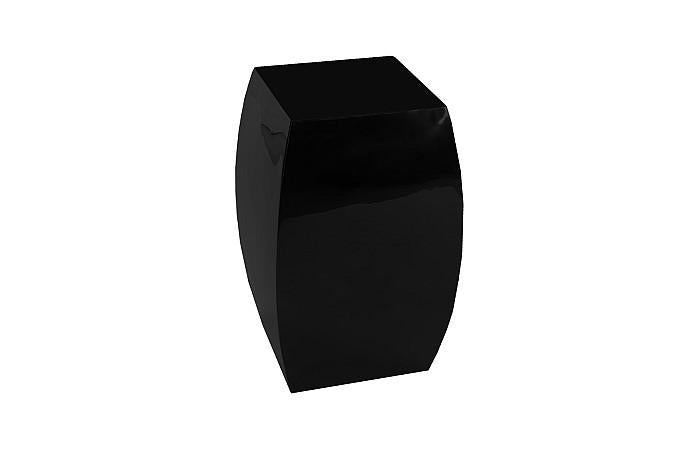 Taba Side Table, Gel Coat Black